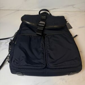Tumi black backpack
